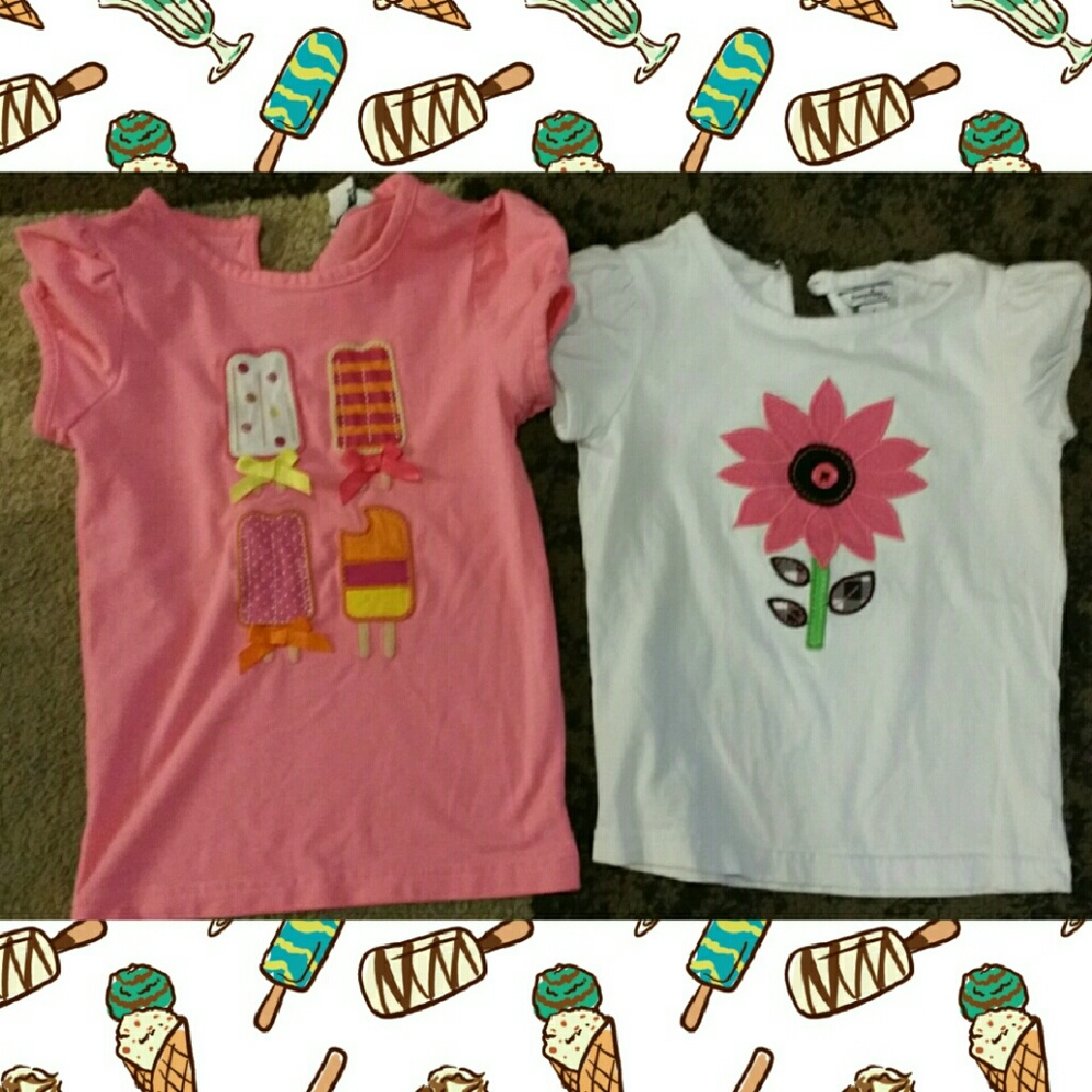 2 girls heartstrings tops size 5