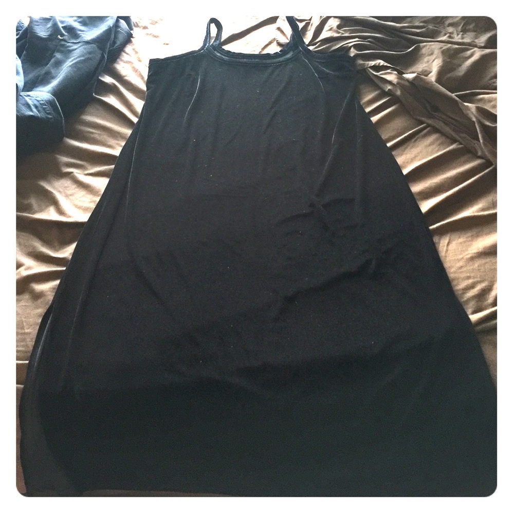 Velvet stretch maxi for evening