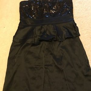 📣‼️SALE‼️Black sequence top fitted dress