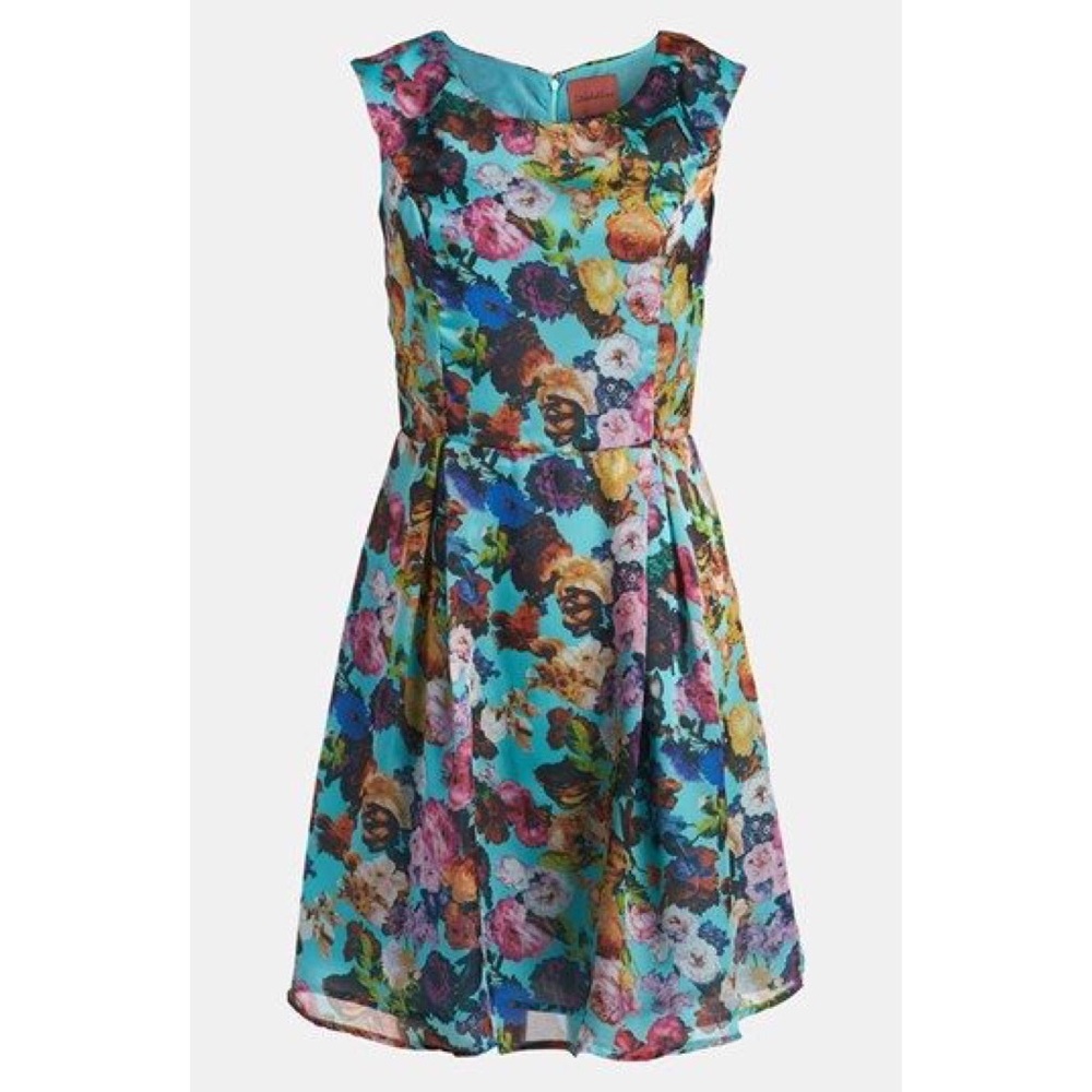 Floral Fit & Flare Dress