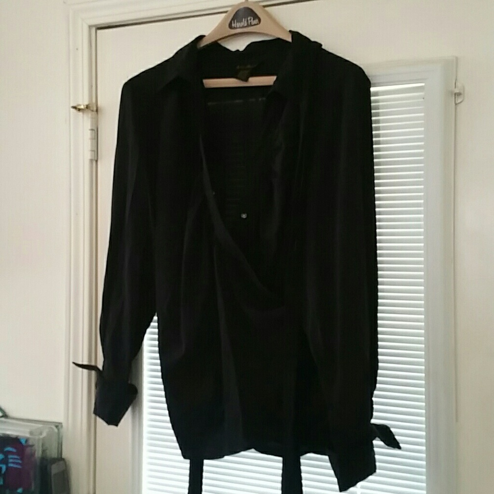 Ashley Stewart wrap blouse 22/24