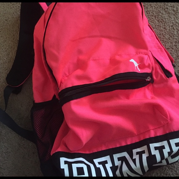 Hot pink, VS Pink book bag - Picture 1 of 4