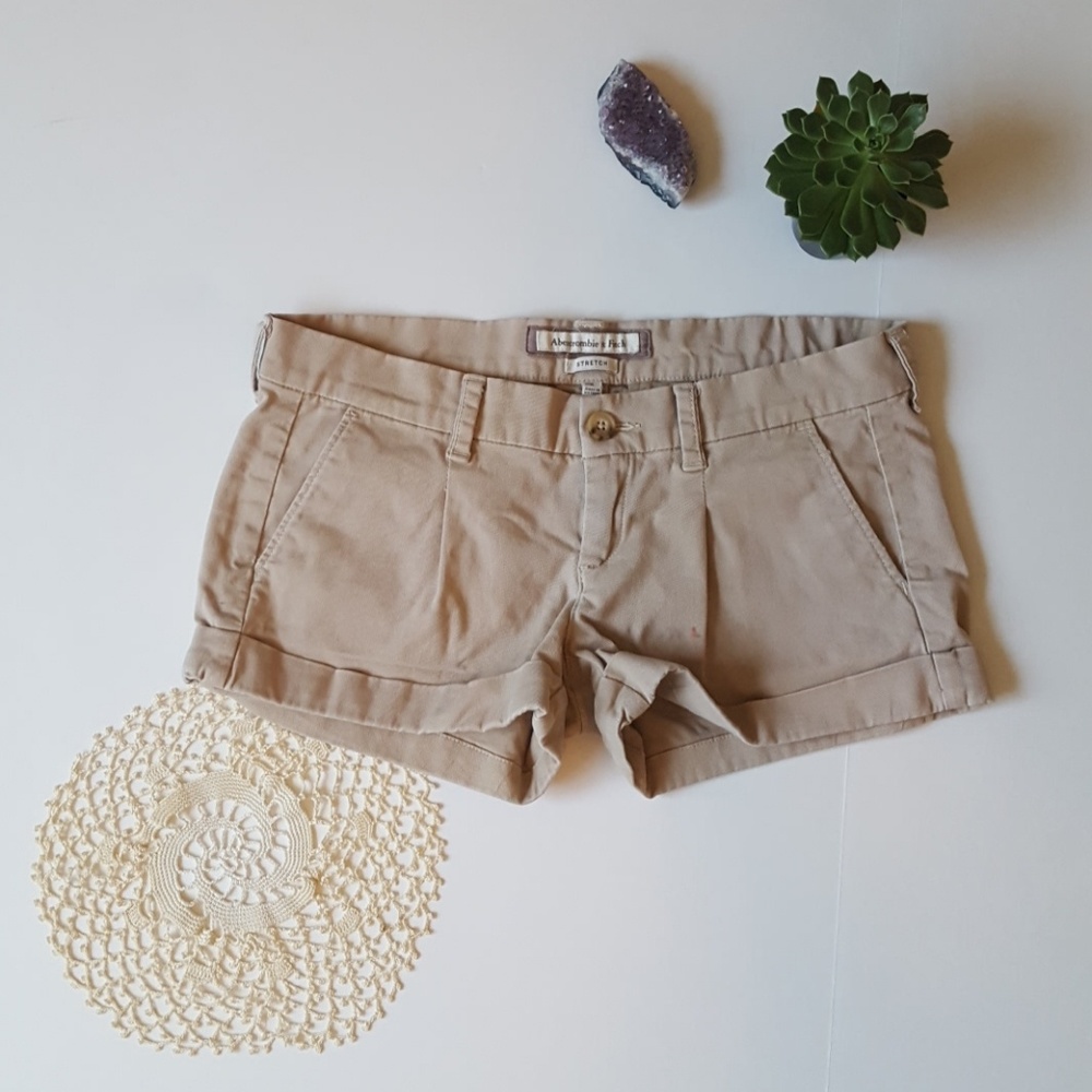 Abercrombie & Fitch Tan Shorts