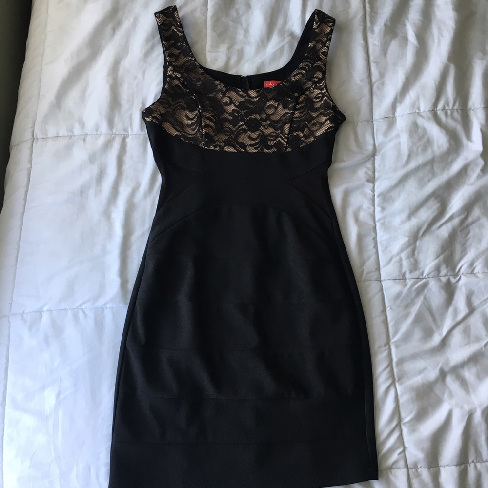 Black body con dress, size S