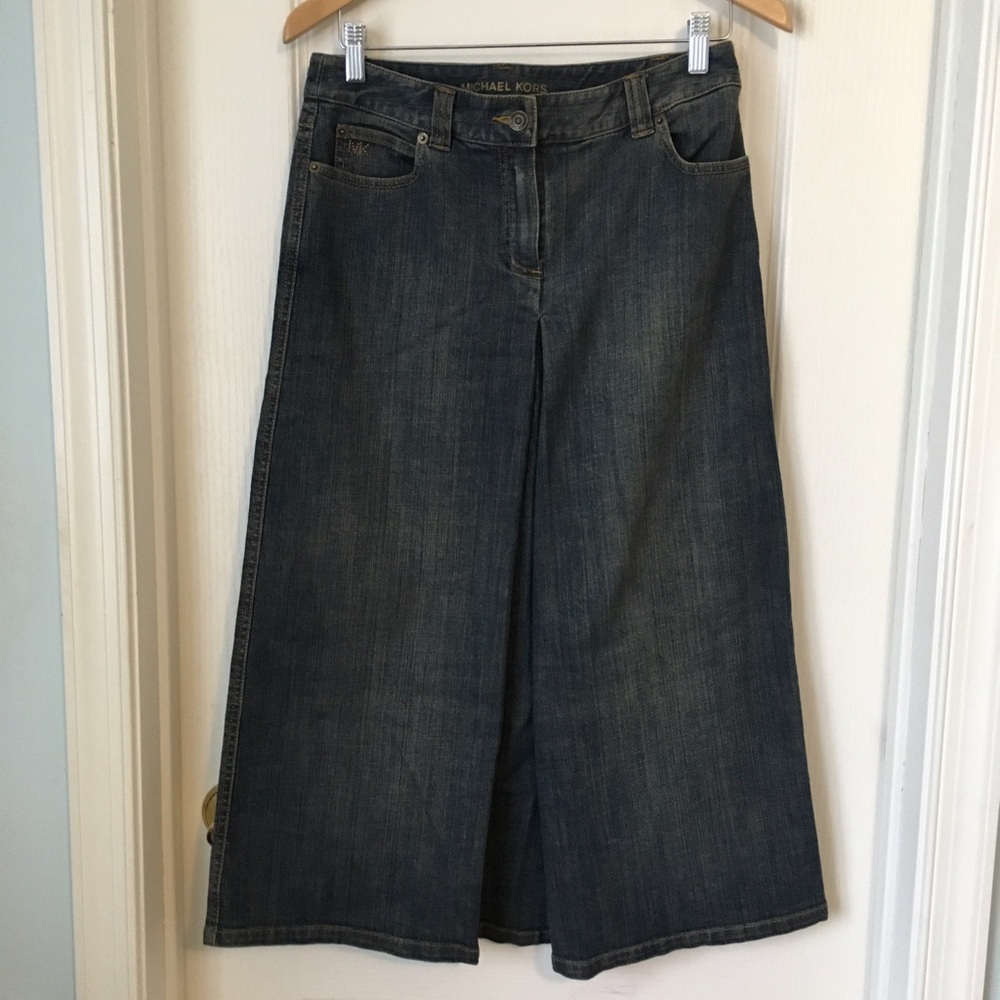 Michael Kors Denim Midi-Skirt