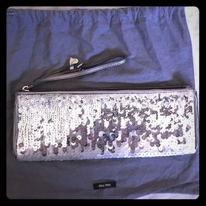 Miu Miu sequin clutch