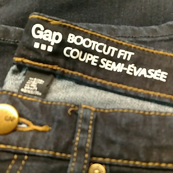 Gap Dark Wash Denim Boot Cut Jeans - Picture 3 of 3