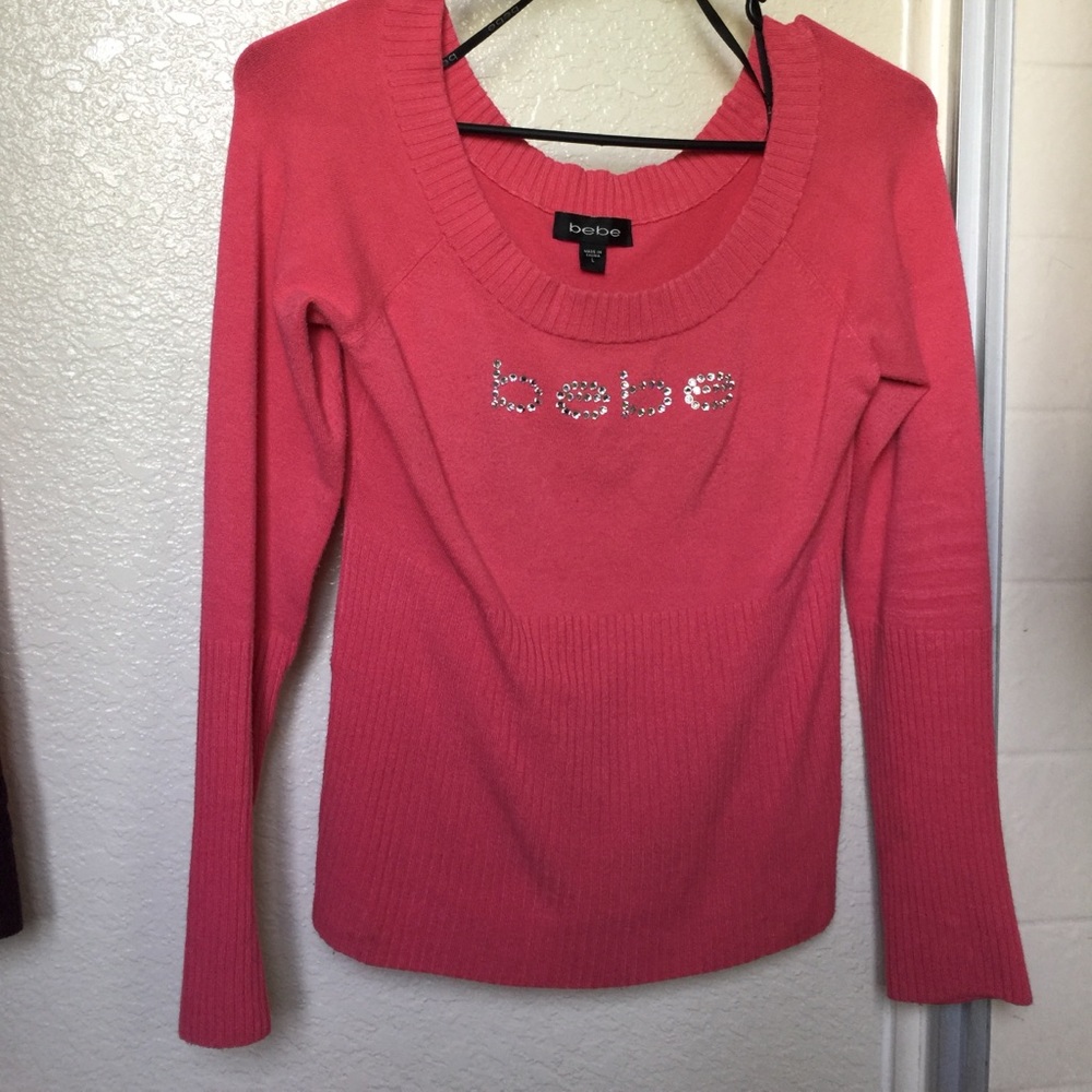 Super cute and soft BEBE bling sweater