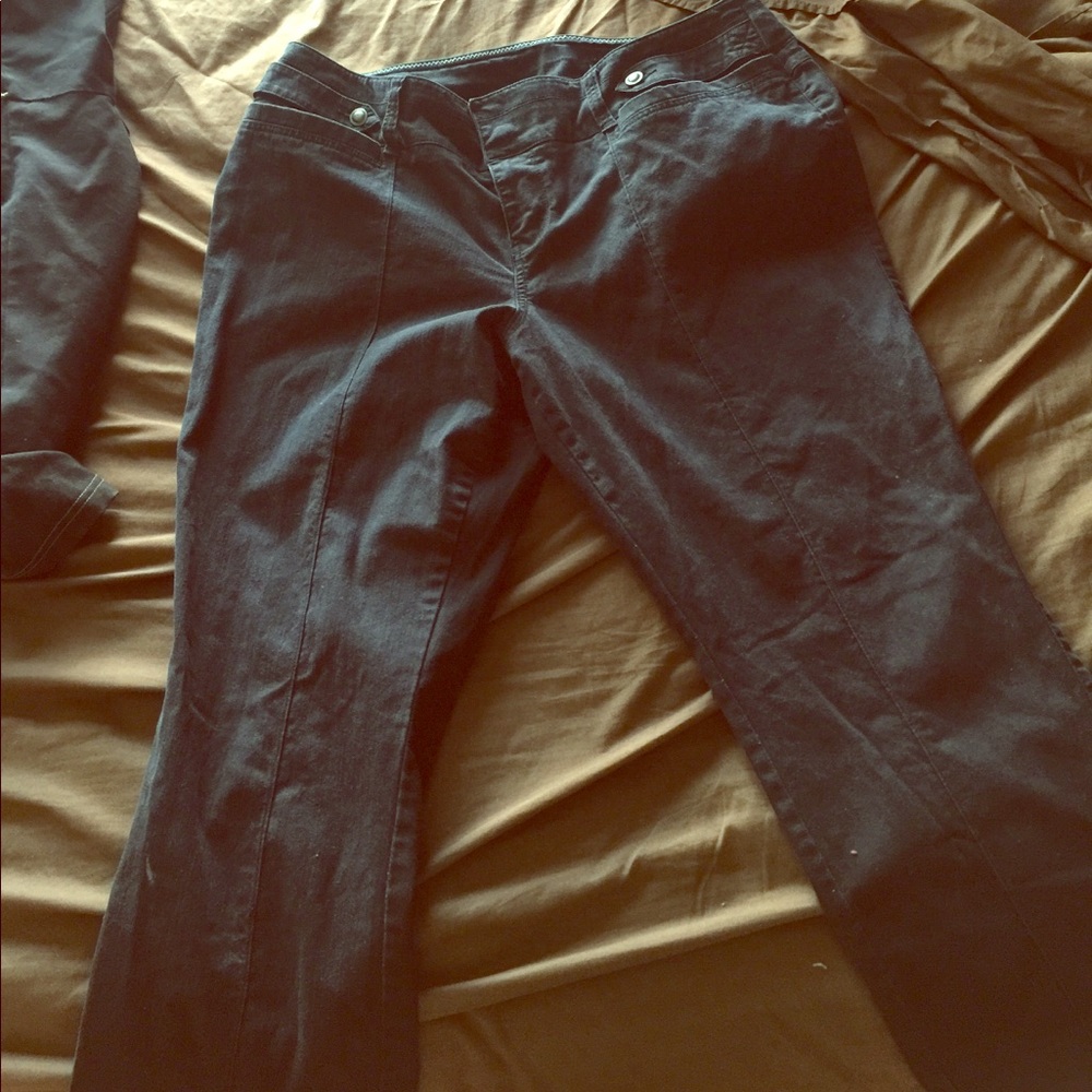 Black, Lane Bryant, high-waisted jeans