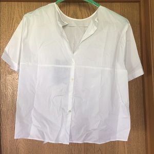 NWT White Cotton Shirt, Size M
