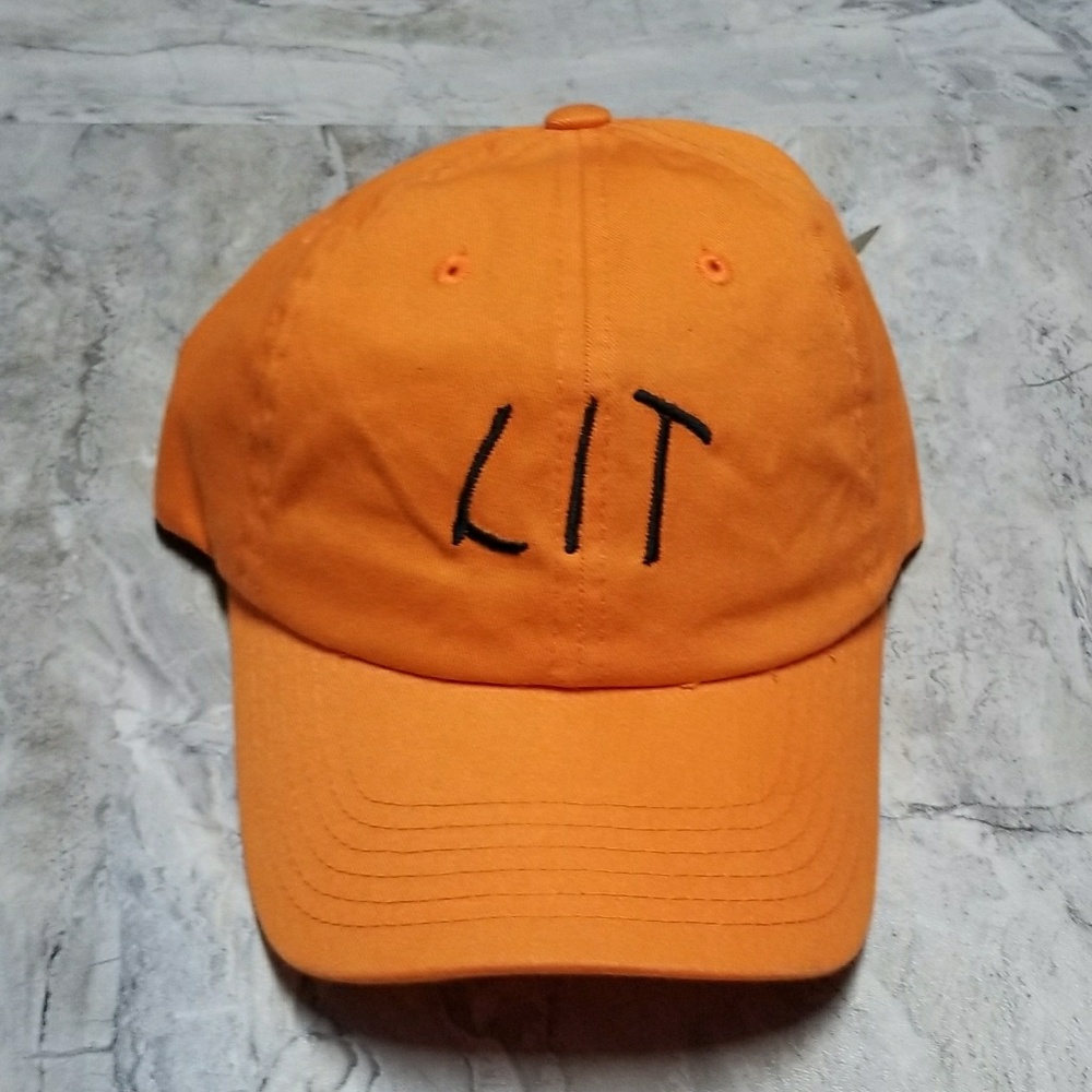 Lit Embroidered Dad Hat Strapback Caps