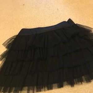 📣‼️SALE‼️Black layered ruffle skirt