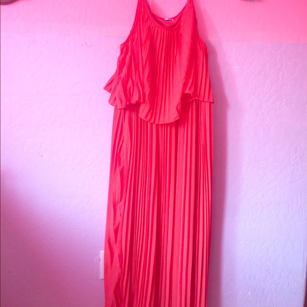 Coral Maxi Dress
