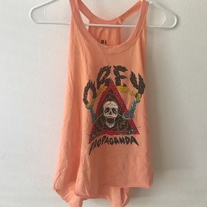 Orange Obey Propaganda Tank