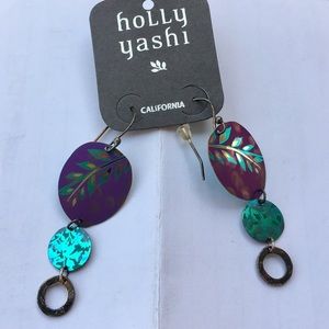 Handmade Niobium & Sterling Silver Earrings