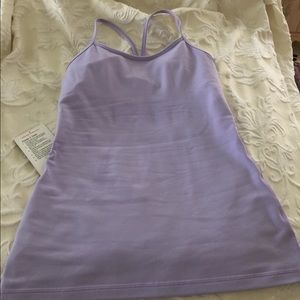 Lavender Beautiful Power Y Tank