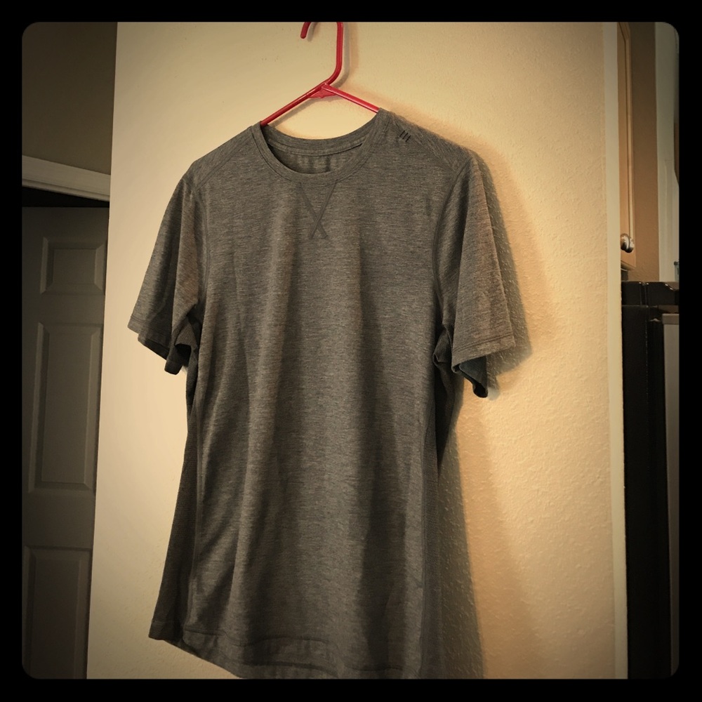 Lululemon Gray Athletic Shirt