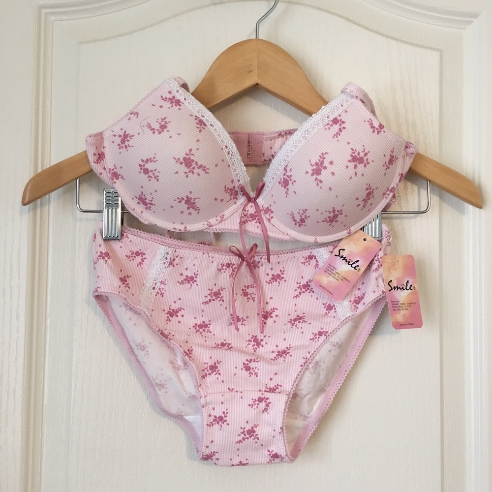 Floral Bra & Undie set