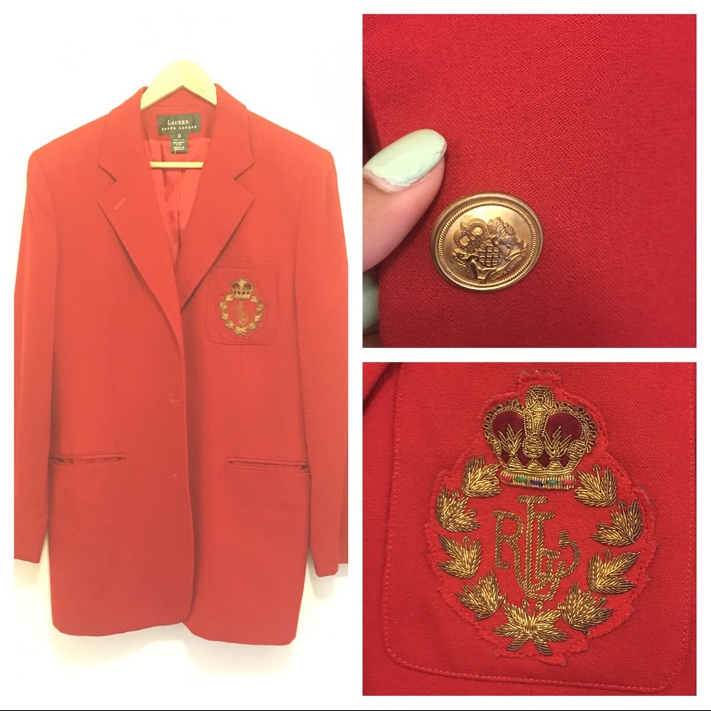 Vintage Ralph Lauren Wool Blazer