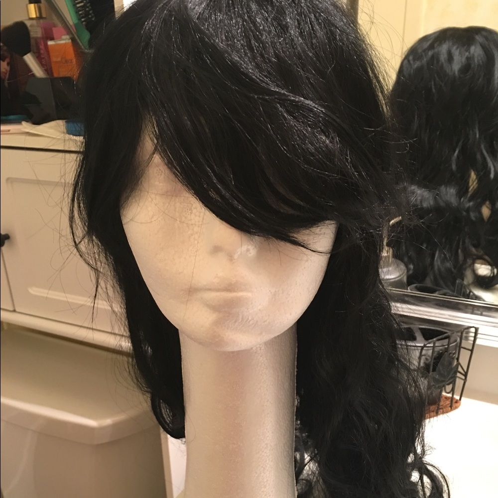 💚Black wig(not lace front)💚