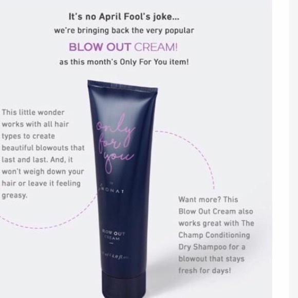 Monat Other Blow Out Cream Poshmark