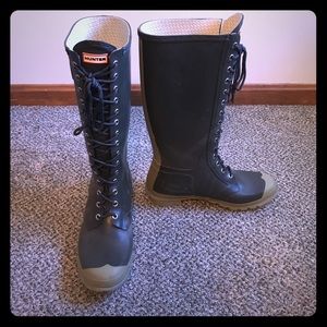 Hunter Watling Lace Up Rain Boot Size 11