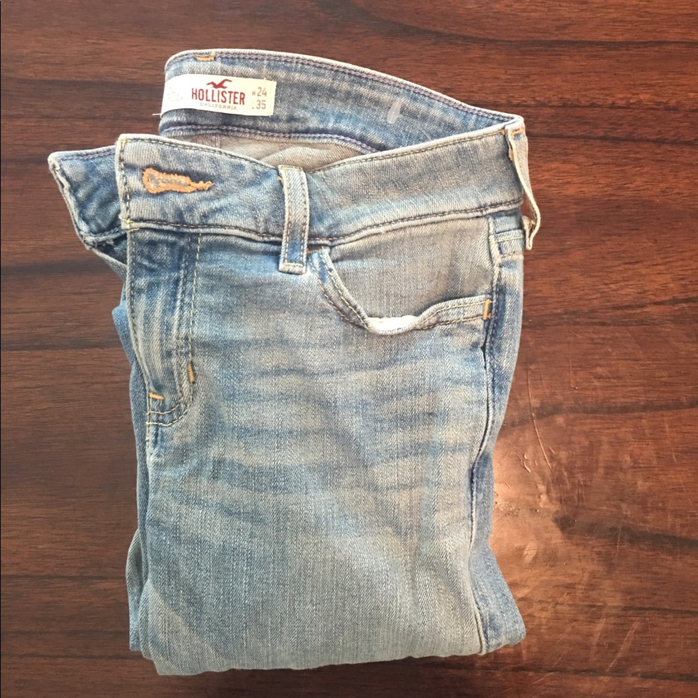 Hollister Light Wash Bootcut Jeans