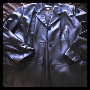 Preston and York women's lamb skin leather jacket.