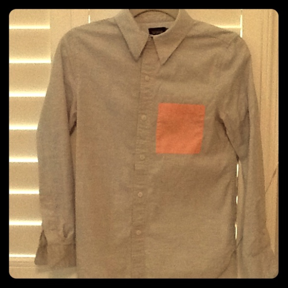 Kate spade SATURDAY grey button down dress shirt