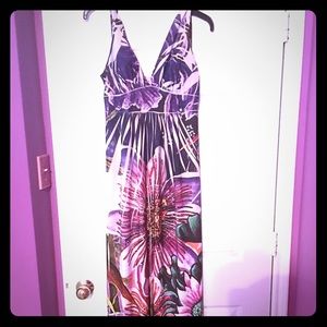 ‼️SALE!💥Long Maxi Dress Floral Print!! Sz L💥‼️