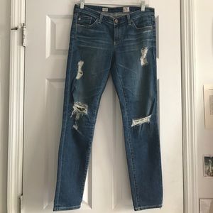 AG distressed jeans