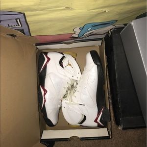 Retro Jordan's cardinals 7s OG box condition 8/10
