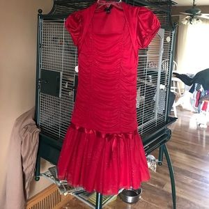 Girls formal red dress