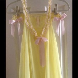 Victoria's Secret Babydoll nightie set.