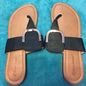 Pierre Dumas black sandals