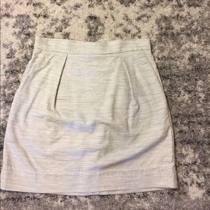 Light heather grey skirt