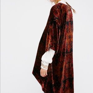 Free People Velvet Printed Kimono(online for $129)