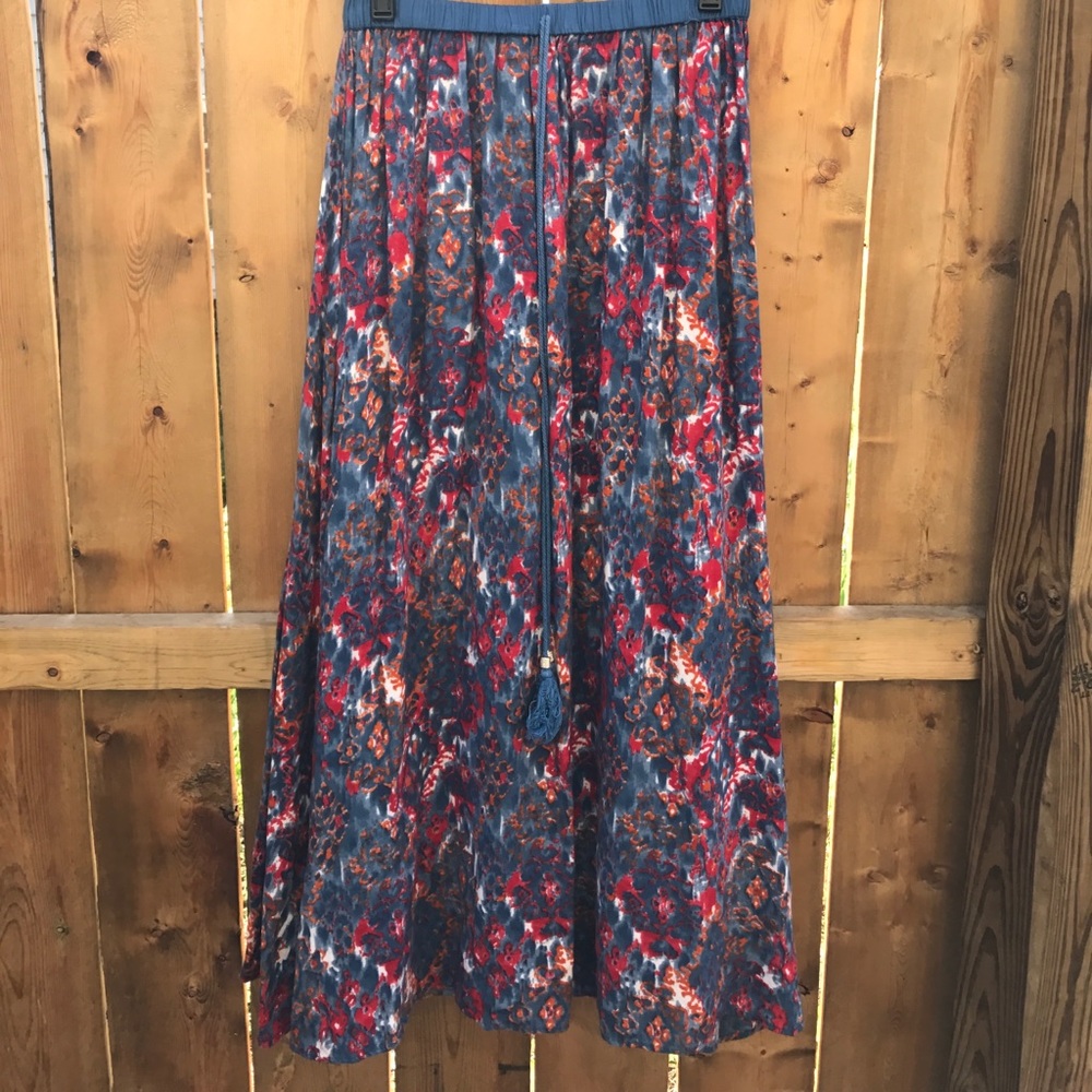 Fun, comfy maxi skirt