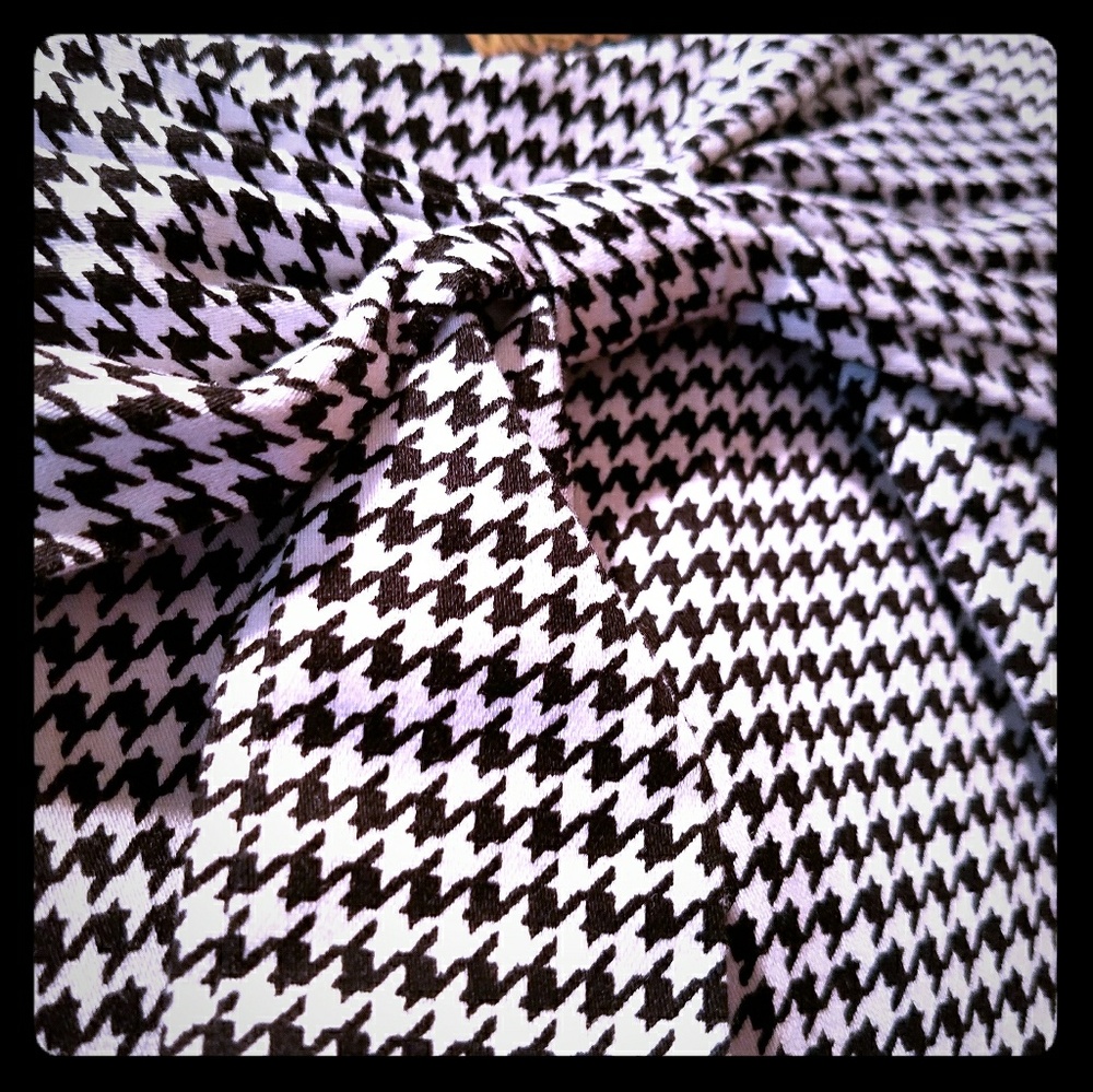 SOLD Houndstooth rockabilly retro wiggle dress