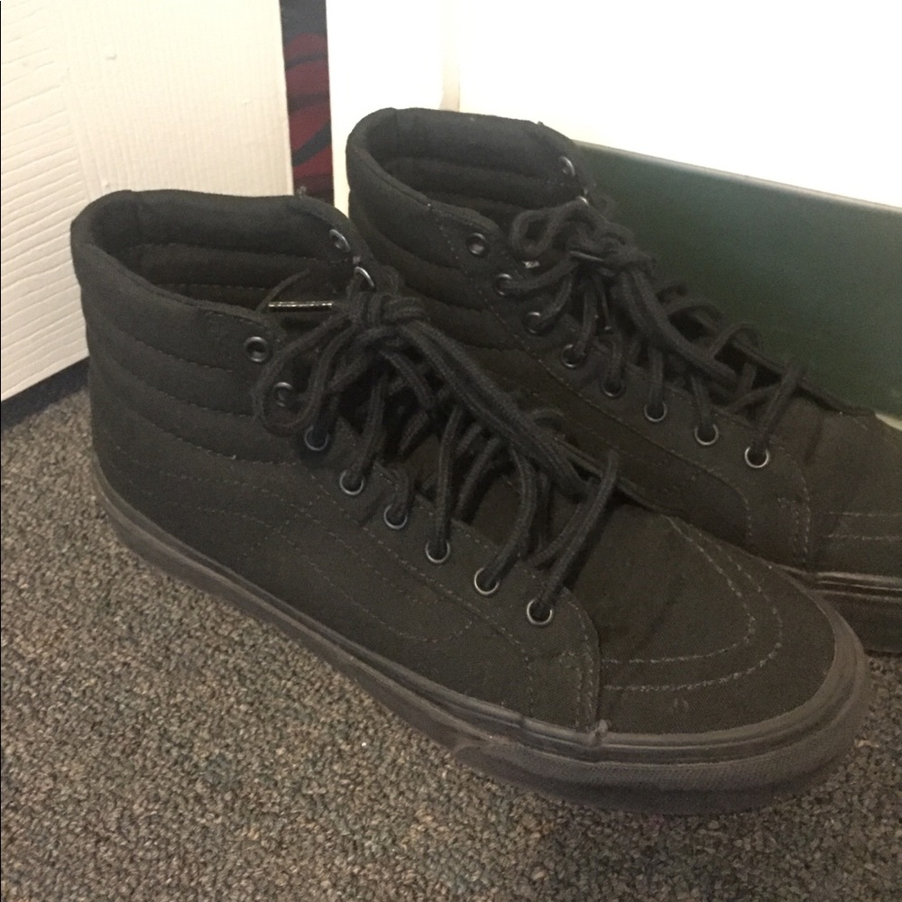 All Black Vans!!