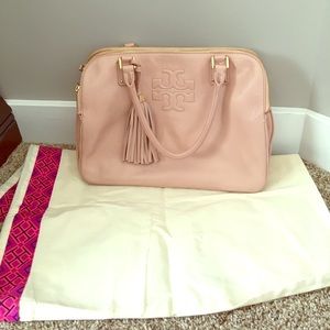 Tory Burch Thea Triple-Zip Compartment satchel