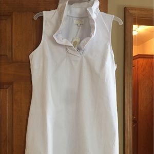 Mud pie white shift dress