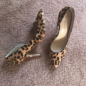 Leopard print heels