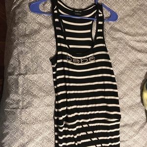 Bebe maxi stripped dress