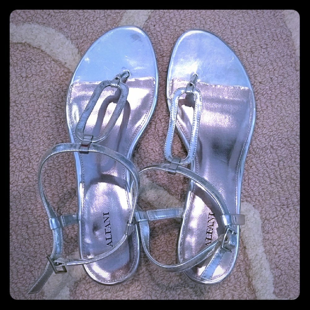 Silver Alfani sandals