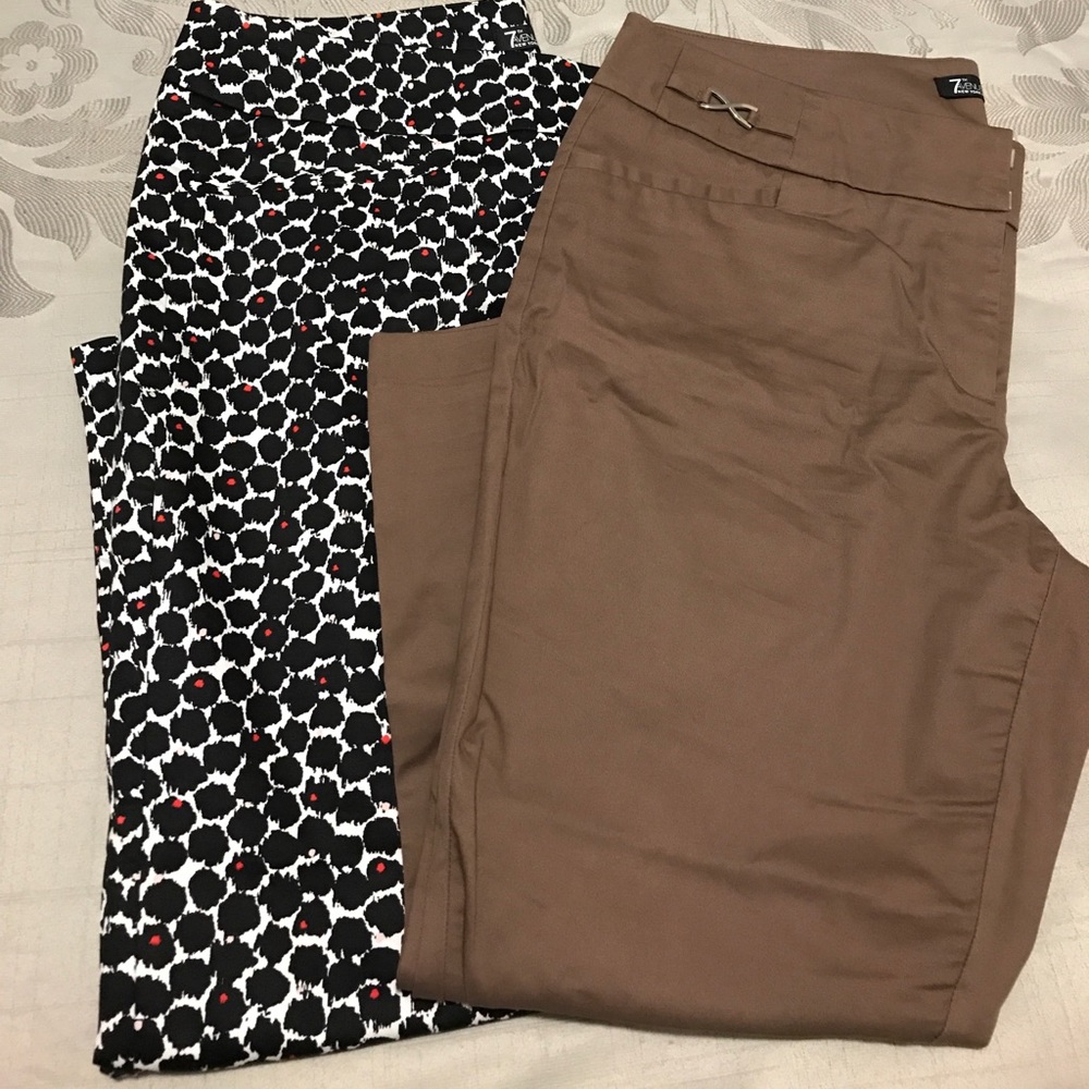 New York & Company 7th Avenue cropped pants