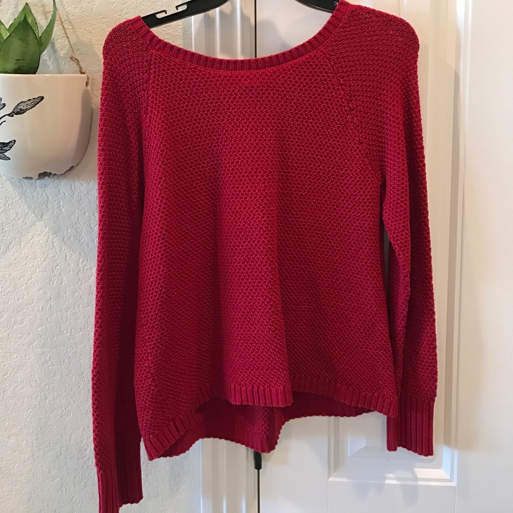 Red sweater