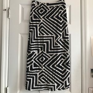 Anthropologie stretch maxi skirt