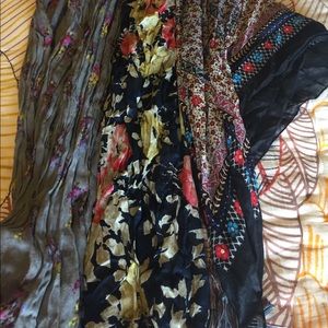 Floral scarf bundle