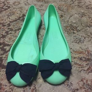 J crew jelly flats